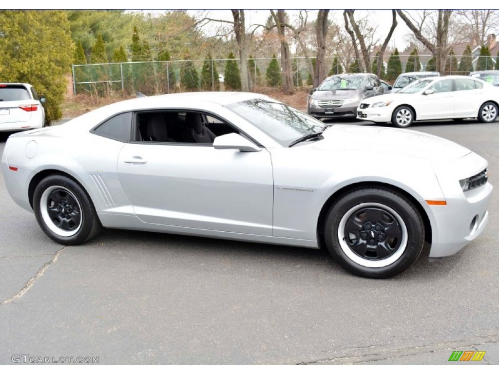 2012 Camaro LS Coupe - Silver Ice Metallic / Black photo #4