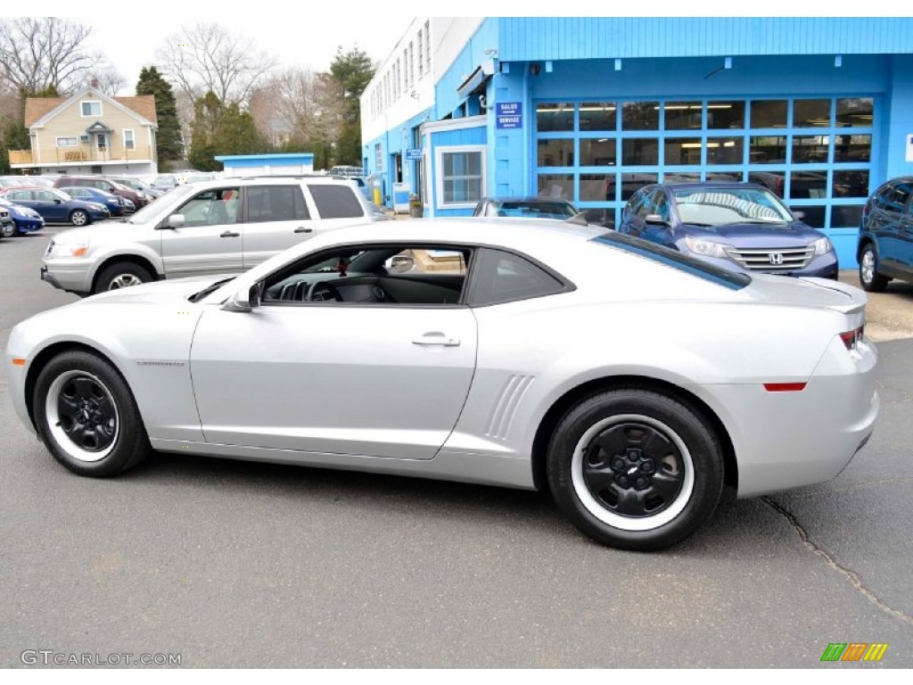 2012 Camaro LS Coupe - Silver Ice Metallic / Black photo #10