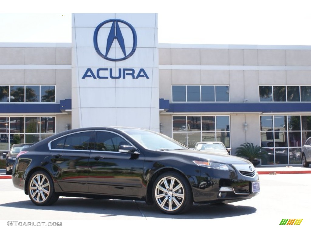 Crystal Black Pearl Acura TL