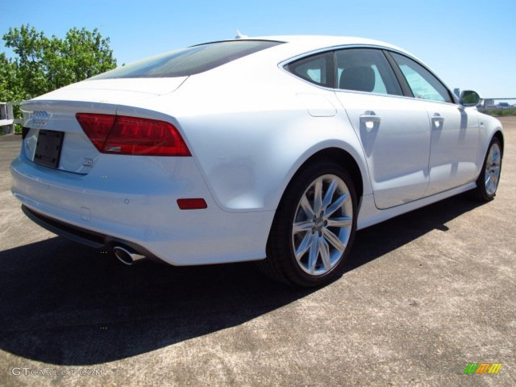 Glacier White Metallic 2014 Audi A7 3.0 TDI quattro Prestige Exterior Photo #92354097