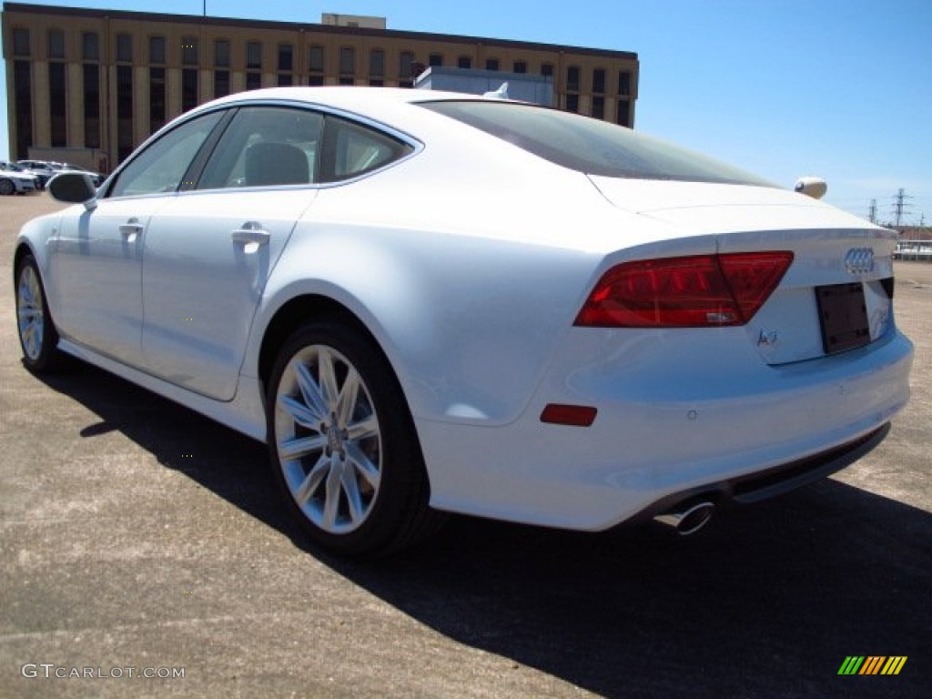 Glacier White Metallic 2014 Audi A7 3.0 TDI quattro Prestige Exterior Photo #92354136