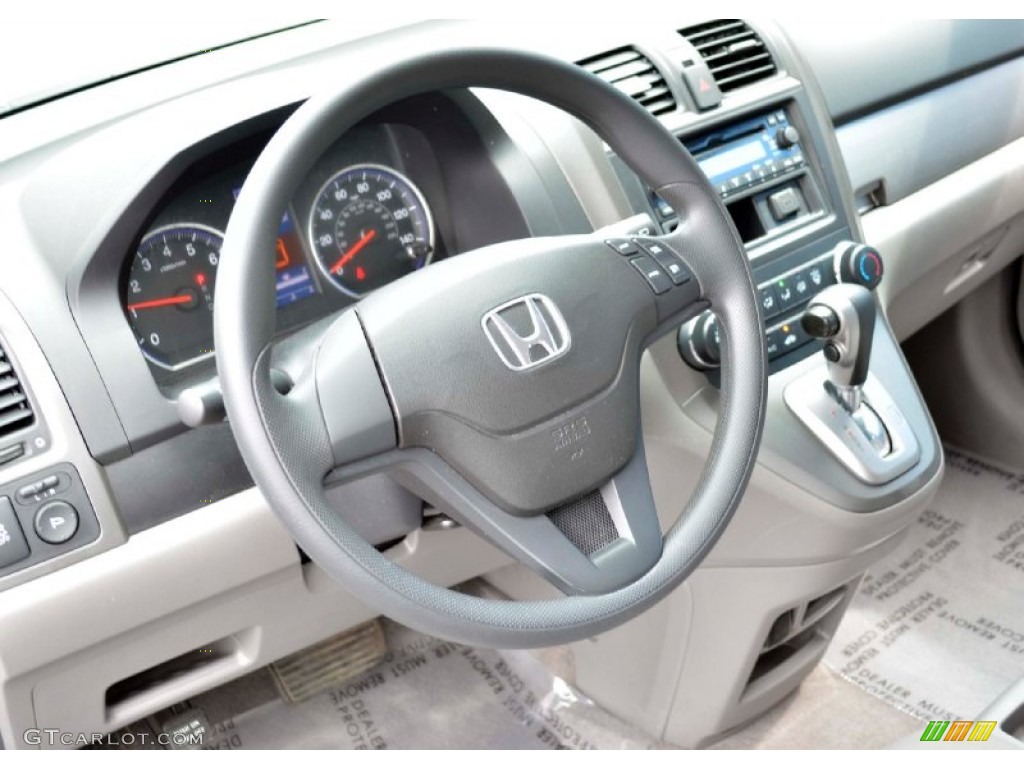 2011 CR-V LX 4WD - Glacier Blue Metallic / Gray photo #5