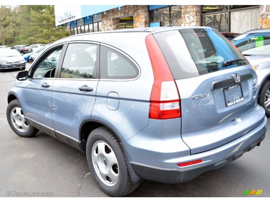 2011 CR-V LX 4WD - Glacier Blue Metallic / Gray photo #6
