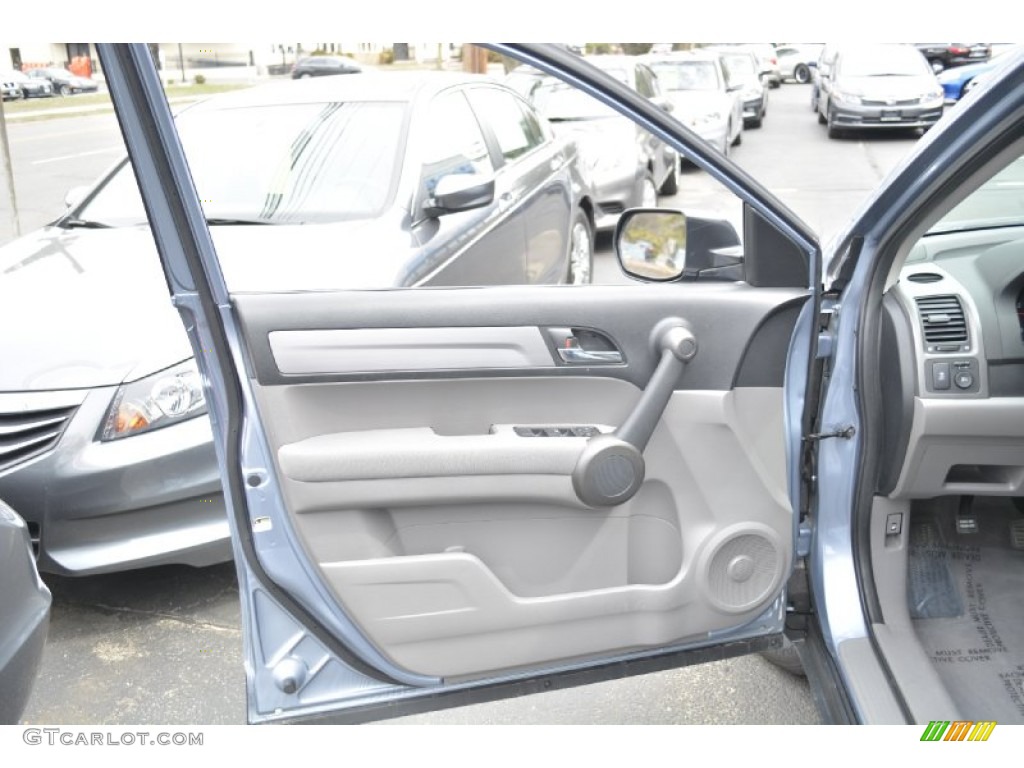 2011 CR-V LX 4WD - Glacier Blue Metallic / Gray photo #17