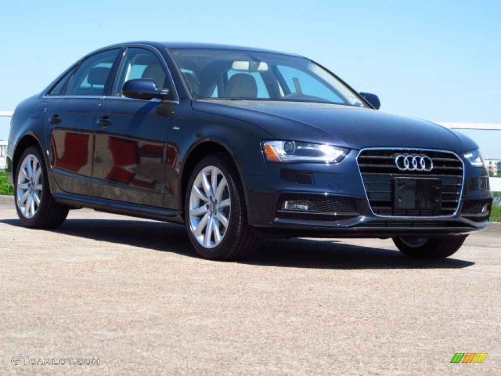 Moonlight Blue Metallic 2014 Audi A4 2.0T Sedan Exterior Photo #92355582