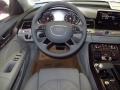Titanium Gray Steering Wheel Photo for 2014 Audi A8 #92356296
