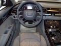 Titanium Gray Dashboard Photo for 2014 Audi A8 #92356845