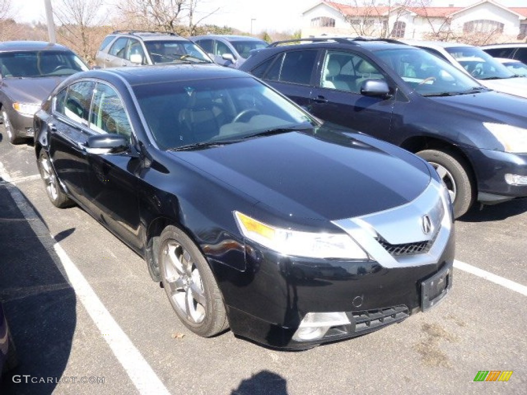 2011 TL 3.7 SH-AWD Technology - Crystal Black Pearl / Ebony Black photo #1