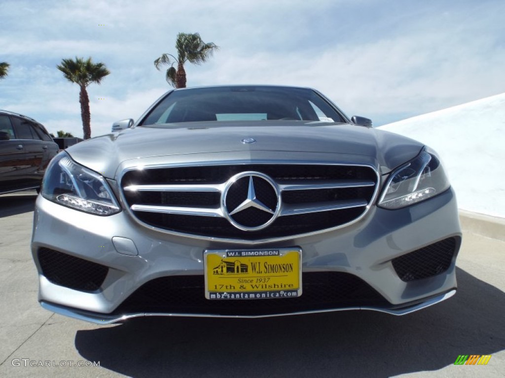 2014 E 350 Sport Sedan - Paladium Silver Metallic / Black photo #2