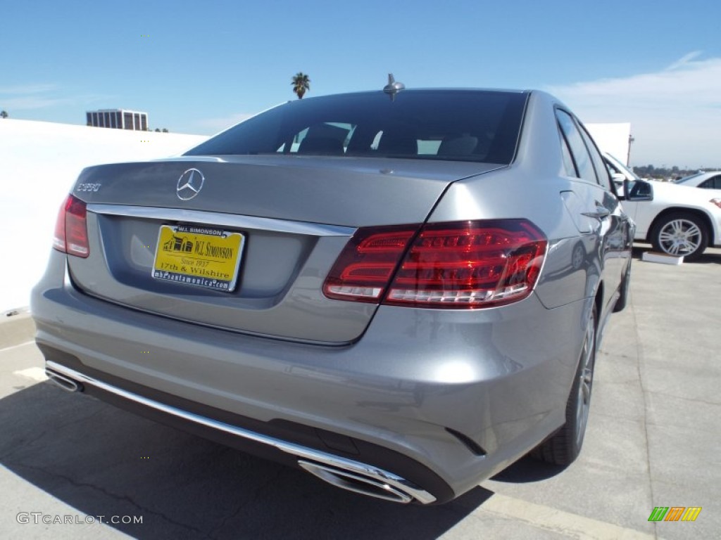 2014 E 350 Sport Sedan - Paladium Silver Metallic / Black photo #4