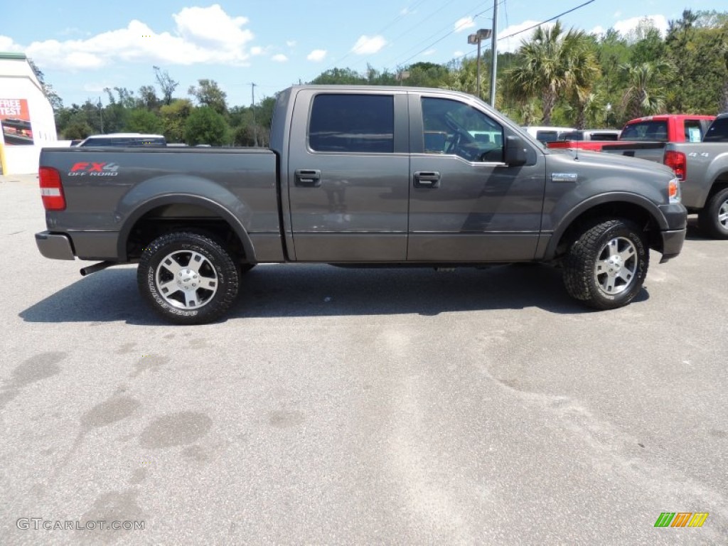 2005 F150 FX4 SuperCrew 4x4 - Dark Shadow Grey Metallic / Black photo #13