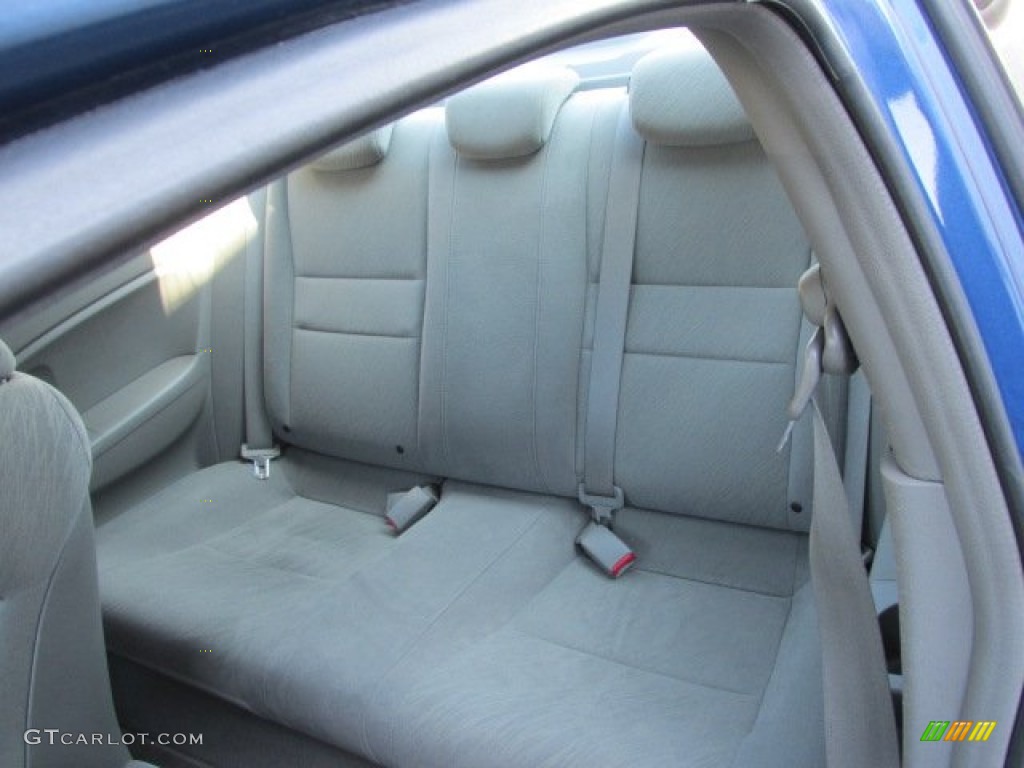 2007 Civic LX Coupe - Atomic Blue Metallic / Gray photo #17