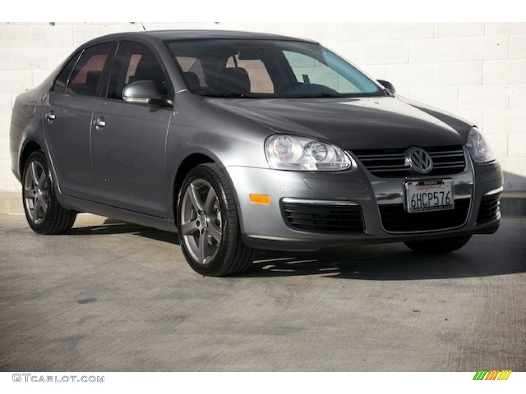 2009 Jetta S Sedan - Platinum Gray Metallic / Art Grey photo #1