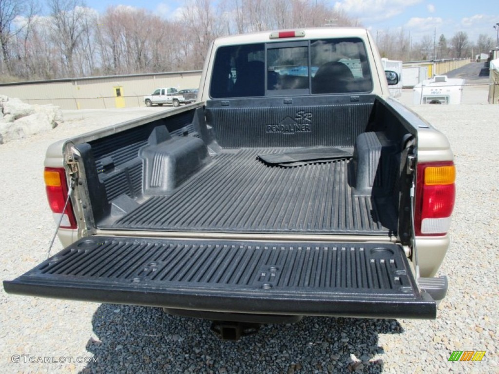 1999 Ranger XLT Extended Cab 4x4 - Harvest Gold Metallic / Dark Graphite photo #22