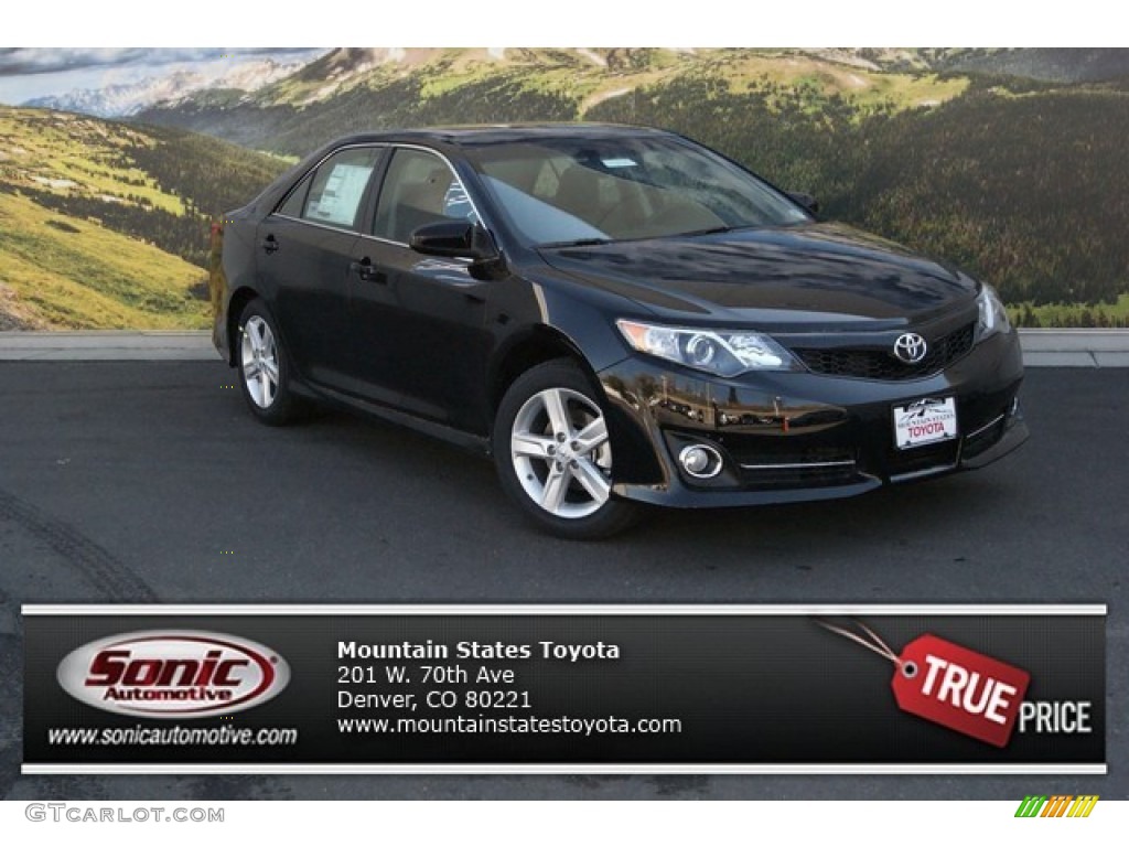 2014 Camry SE - Attitude Black Metallic / Black photo #1