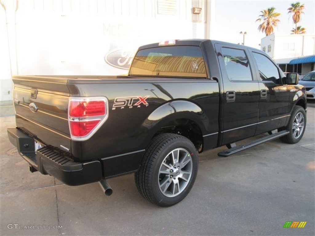 2014 F150 STX SuperCrew - Tuxedo Black / Black photo #4