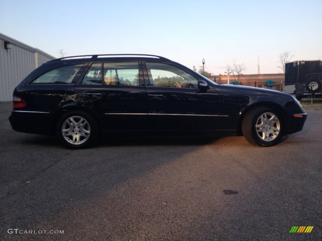 2004 E 320 4Matic Wagon - Midnight Blue / Ash photo #4