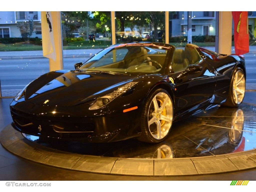 Nero Pastello (Black) 2013 Ferrari 458 Spider Exterior Photo #92371030