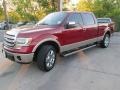 2014 Ruby Red Ford F150 Lariat SuperCrew 4x4  photo #1