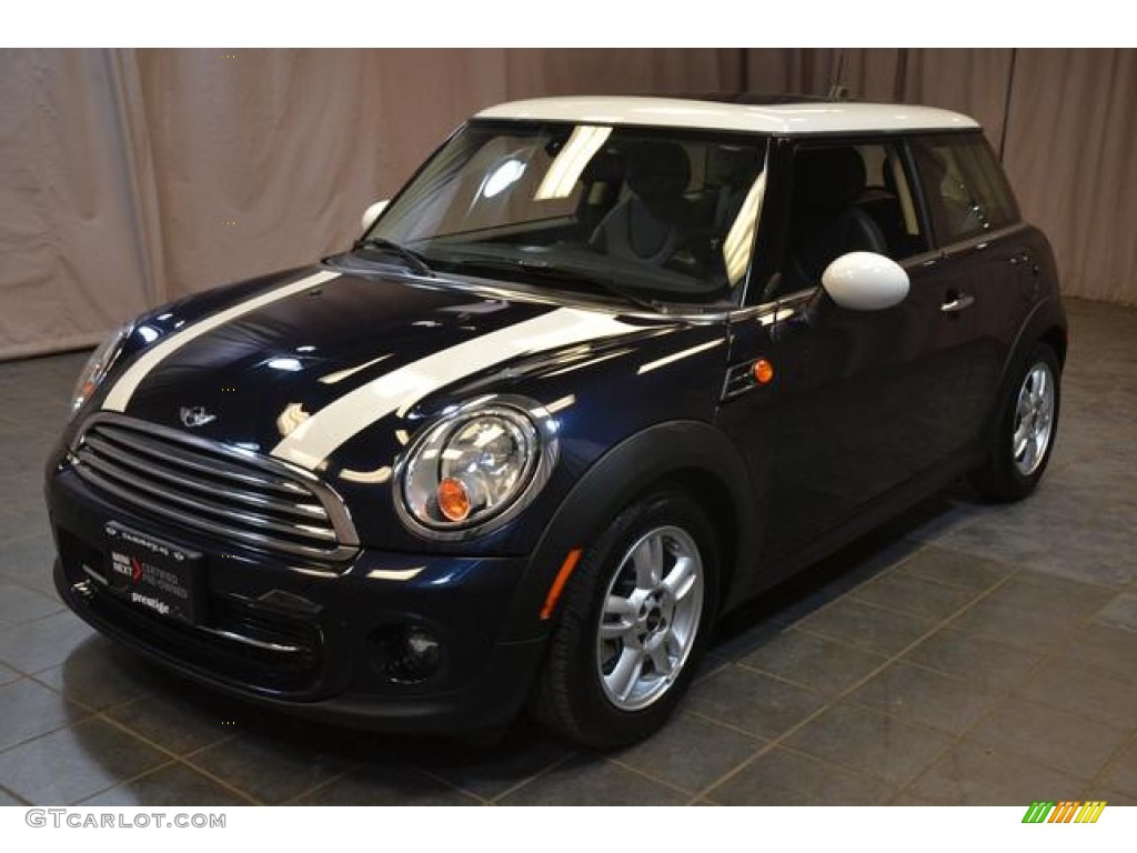 2013 Cooper Hardtop - Reef Blue Metallic / Carbon Black photo #1