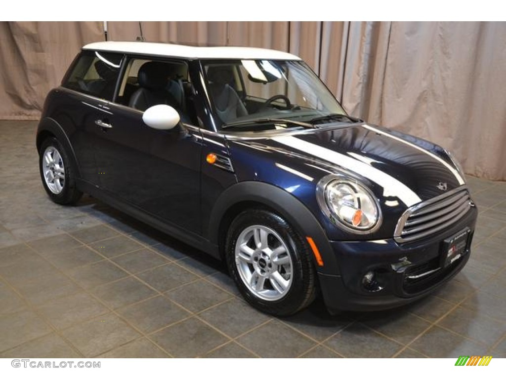 2013 Cooper Hardtop - Reef Blue Metallic / Carbon Black photo #4