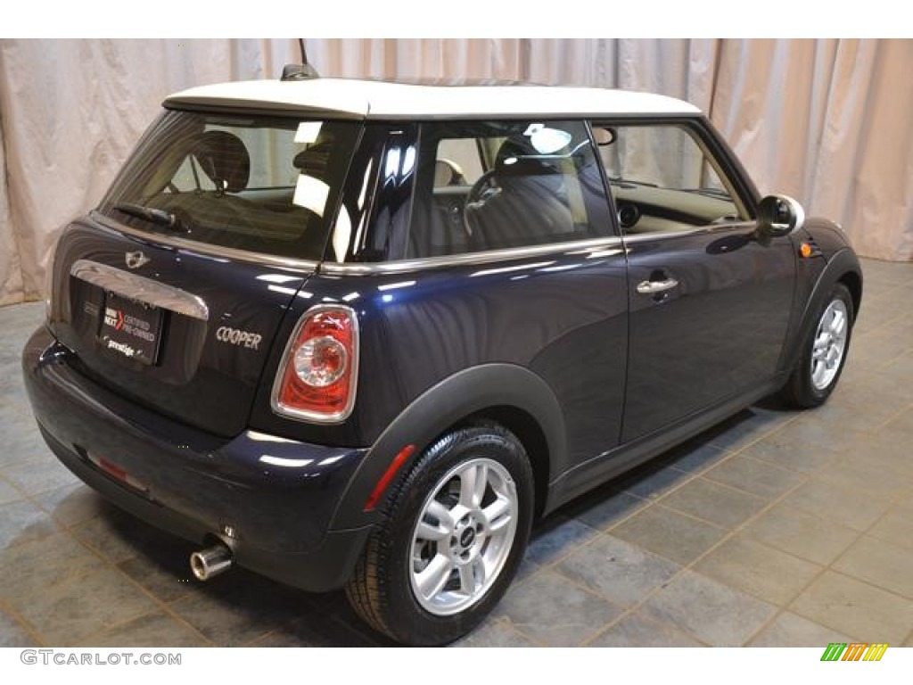 2013 Cooper Hardtop - Reef Blue Metallic / Carbon Black photo #15