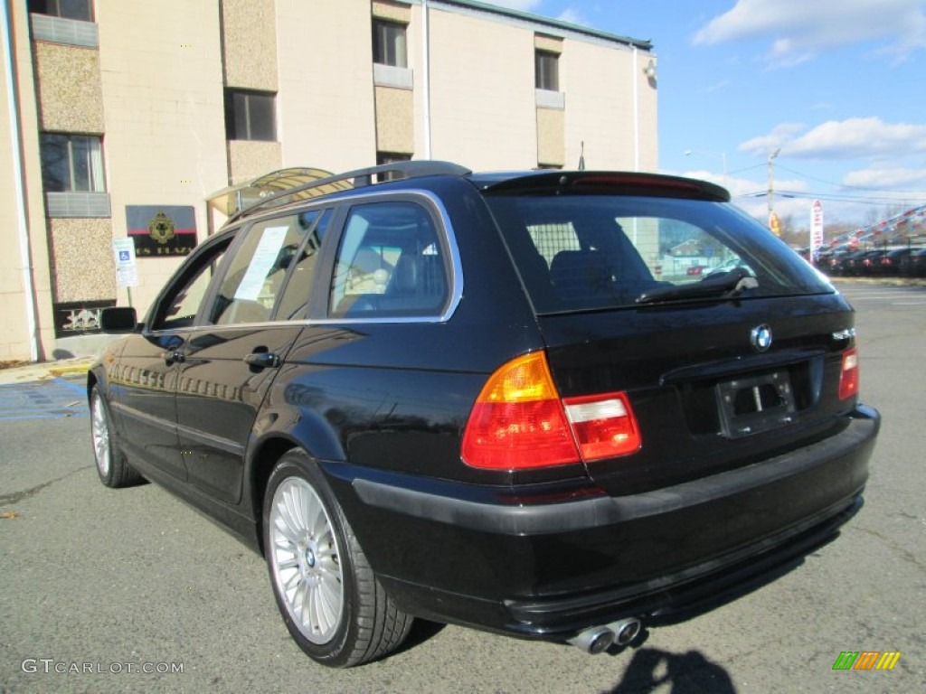 2002 3 Series 325xi Wagon - Jet Black / Black photo #5