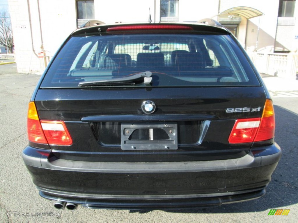 2002 3 Series 325xi Wagon - Jet Black / Black photo #6