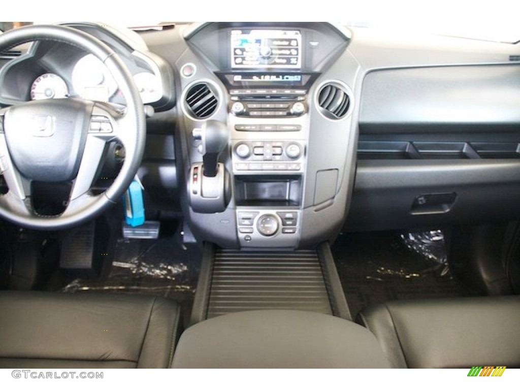 2014 Pilot EX-L - Modern Steel Metallic / Black photo #14