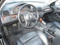 2002 BMW 3 Series Black Interior Prime Interior Photo