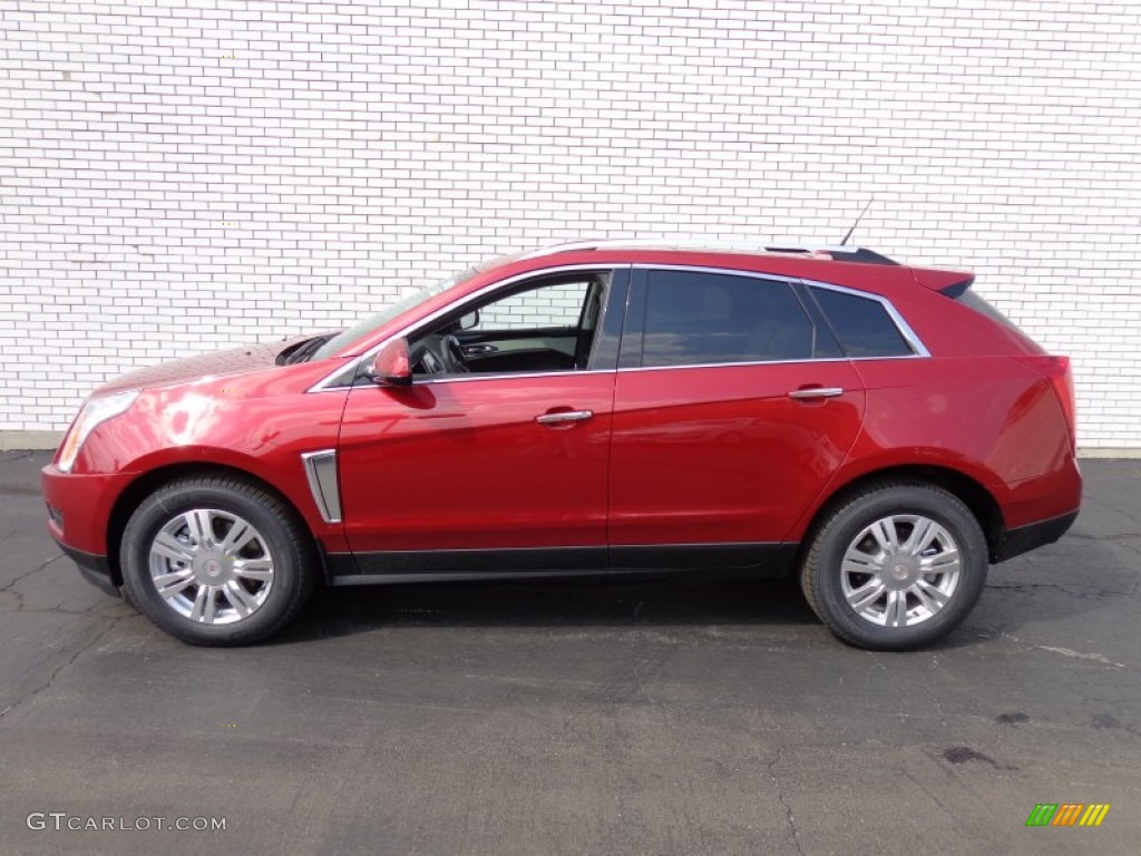 Crystal Red Tintcoat 2014 Cadillac SRX Luxury AWD Exterior Photo #92377593