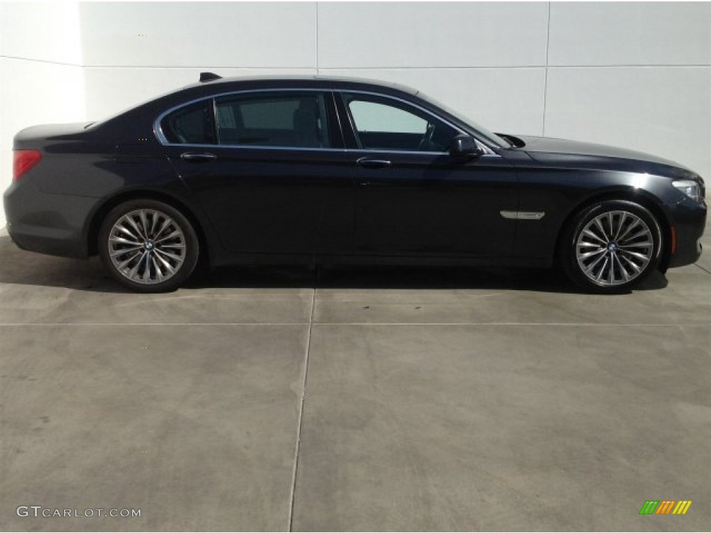 2012 7 Series 740Li Sedan - Dark Graphite Metallic / Oyster/Black photo #2