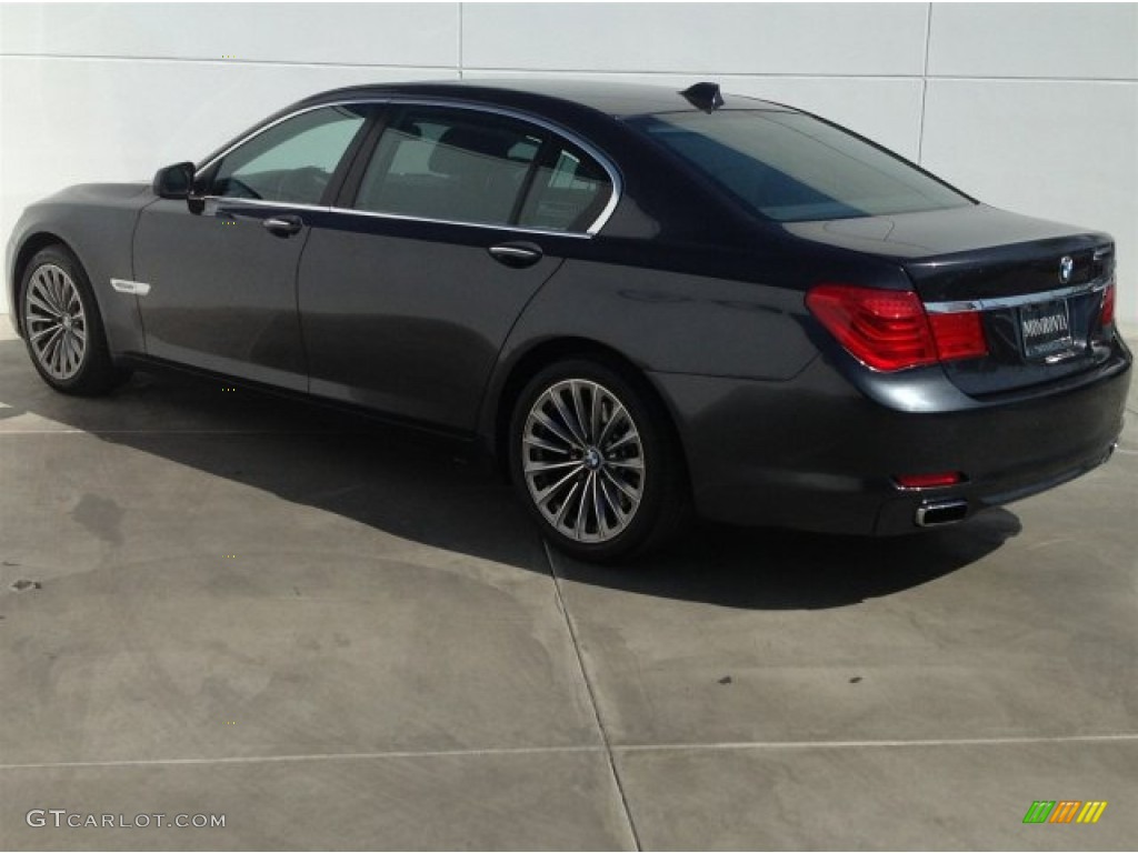 2012 7 Series 740Li Sedan - Dark Graphite Metallic / Oyster/Black photo #4