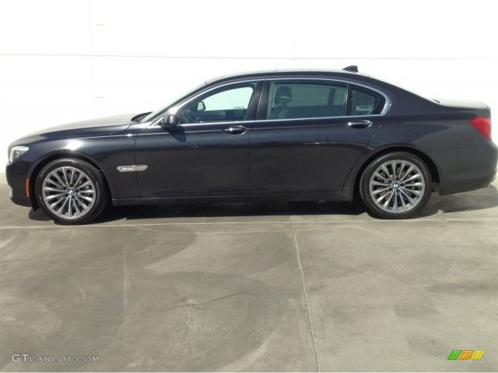 2012 7 Series 740Li Sedan - Dark Graphite Metallic / Oyster/Black photo #5