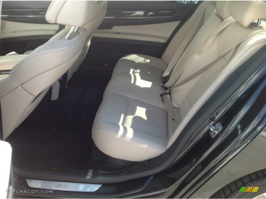 2012 7 Series 740Li Sedan - Dark Graphite Metallic / Oyster/Black photo #13