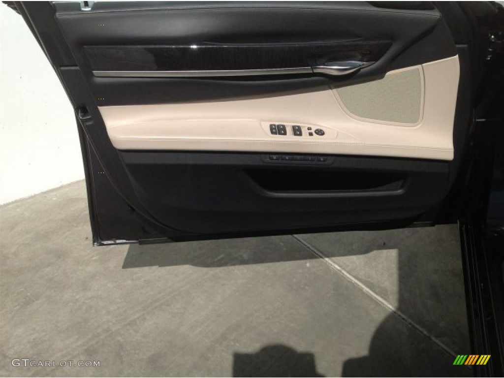 2012 7 Series 740Li Sedan - Dark Graphite Metallic / Oyster/Black photo #15
