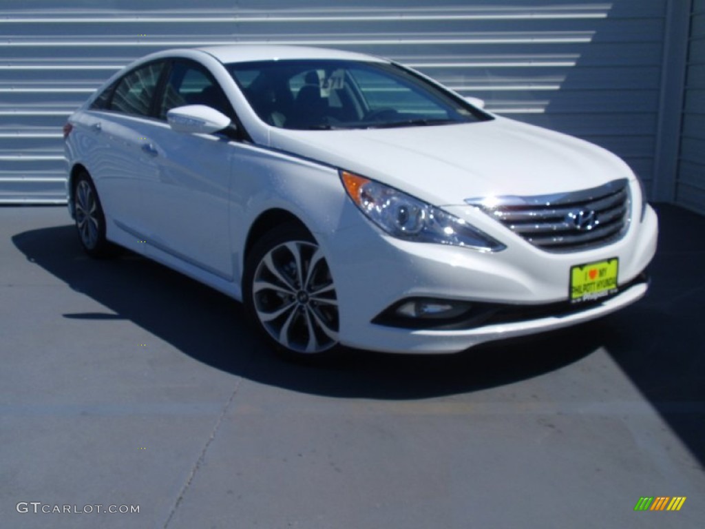 2014 Sonata SE - Pearl White / Black photo #1
