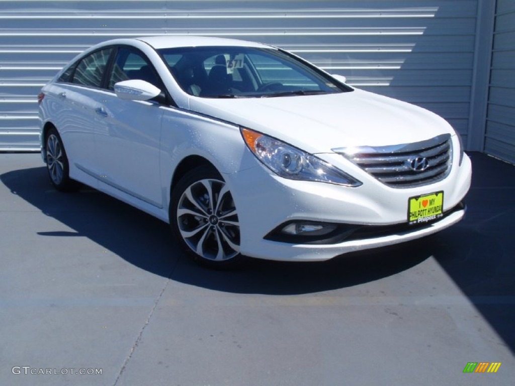 2014 Sonata SE - Pearl White / Black photo #2
