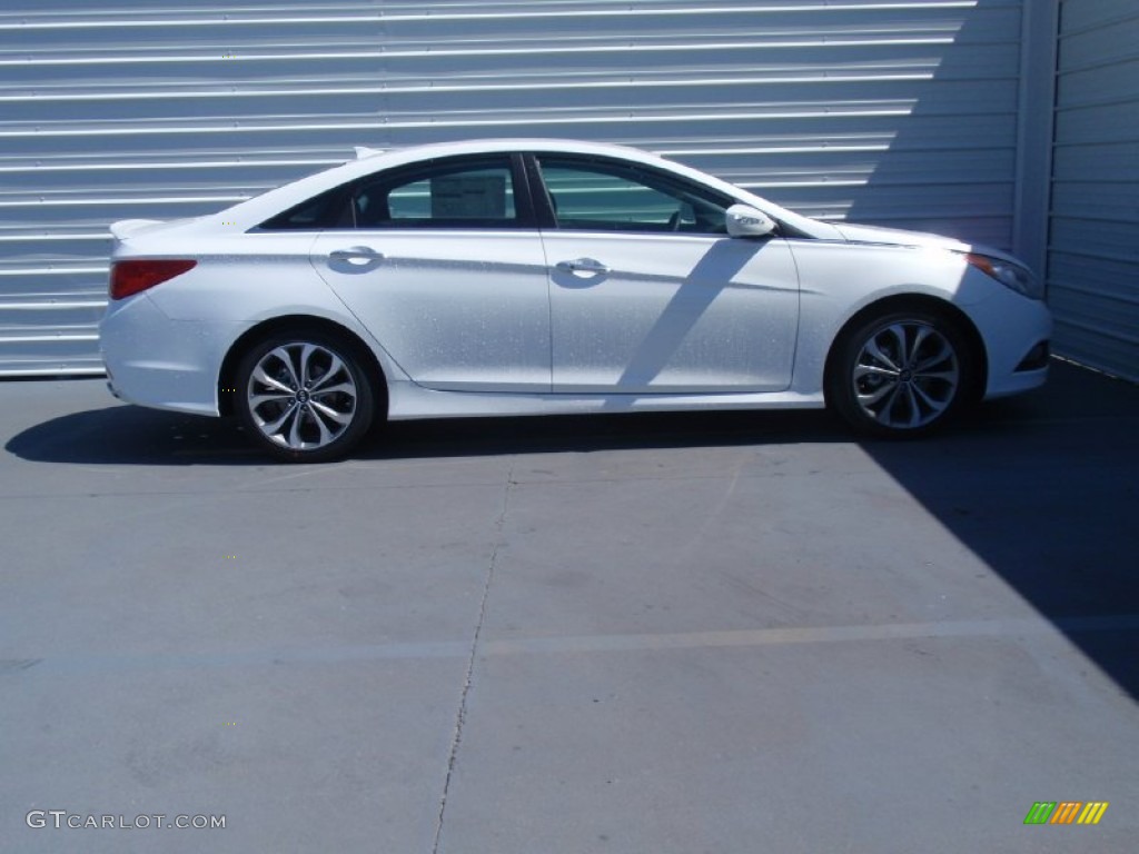 2014 Sonata SE - Pearl White / Black photo #3