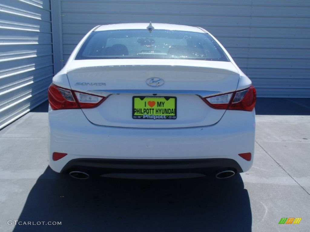 2014 Sonata SE - Pearl White / Black photo #5