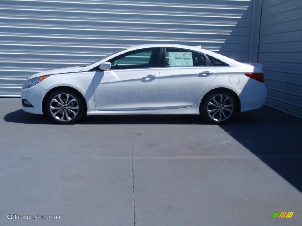 2014 Sonata SE - Pearl White / Black photo #6