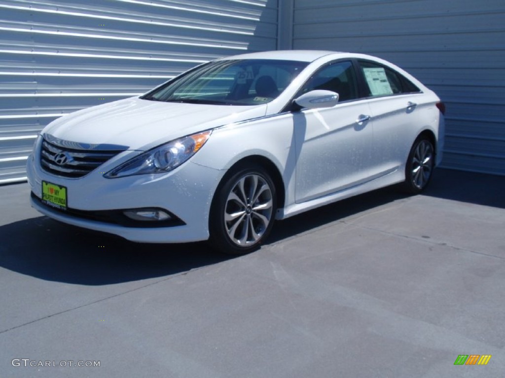 2014 Sonata SE - Pearl White / Black photo #7