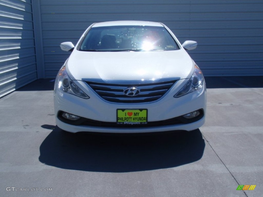 2014 Sonata SE - Pearl White / Black photo #8