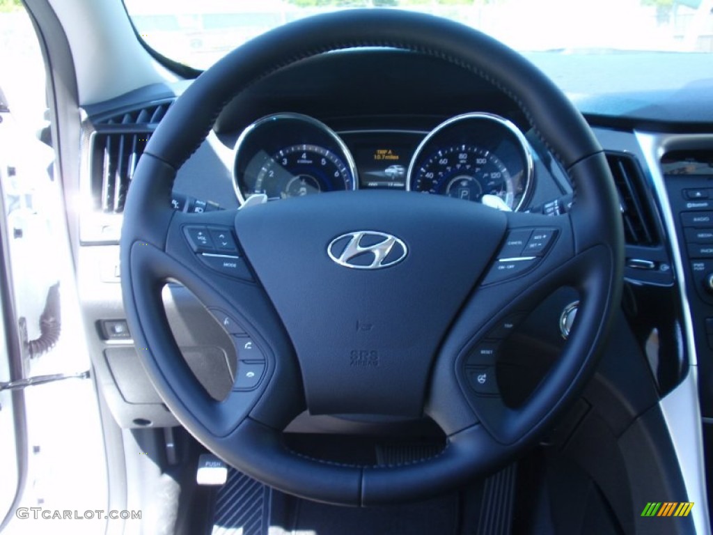 2014 Sonata SE - Pearl White / Black photo #30