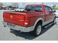 2009 Inferno Red Crystal Pearl Dodge Ram 1500 Laramie Crew Cab 4x4  photo #5