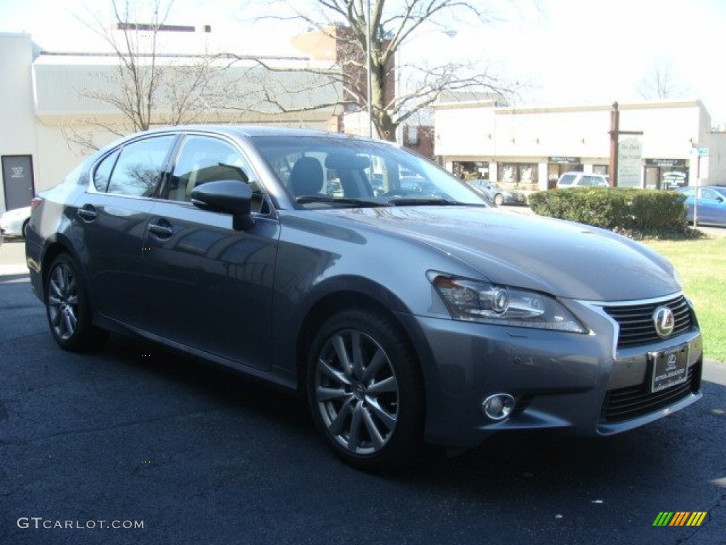 2013 GS 350 AWD - Nebula Gray Pearl / Black photo #3