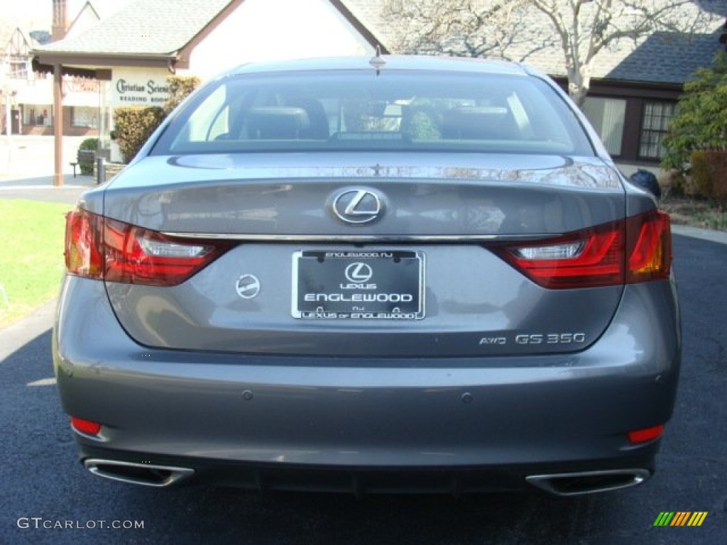 2013 GS 350 AWD - Nebula Gray Pearl / Black photo #5