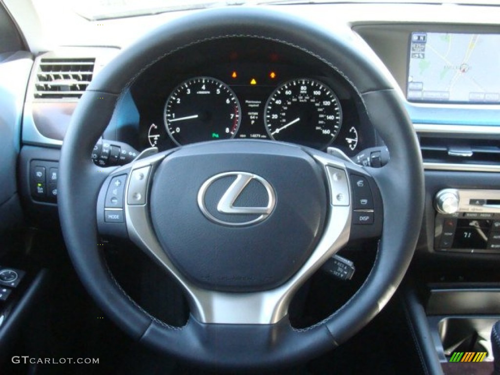 2013 GS 350 AWD - Nebula Gray Pearl / Black photo #13