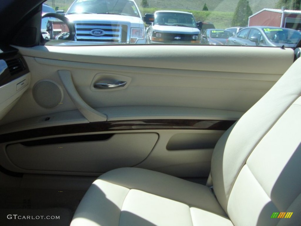 2009 3 Series 328i Convertible - Crimson Red / Cream Beige Dakota Leather photo #16