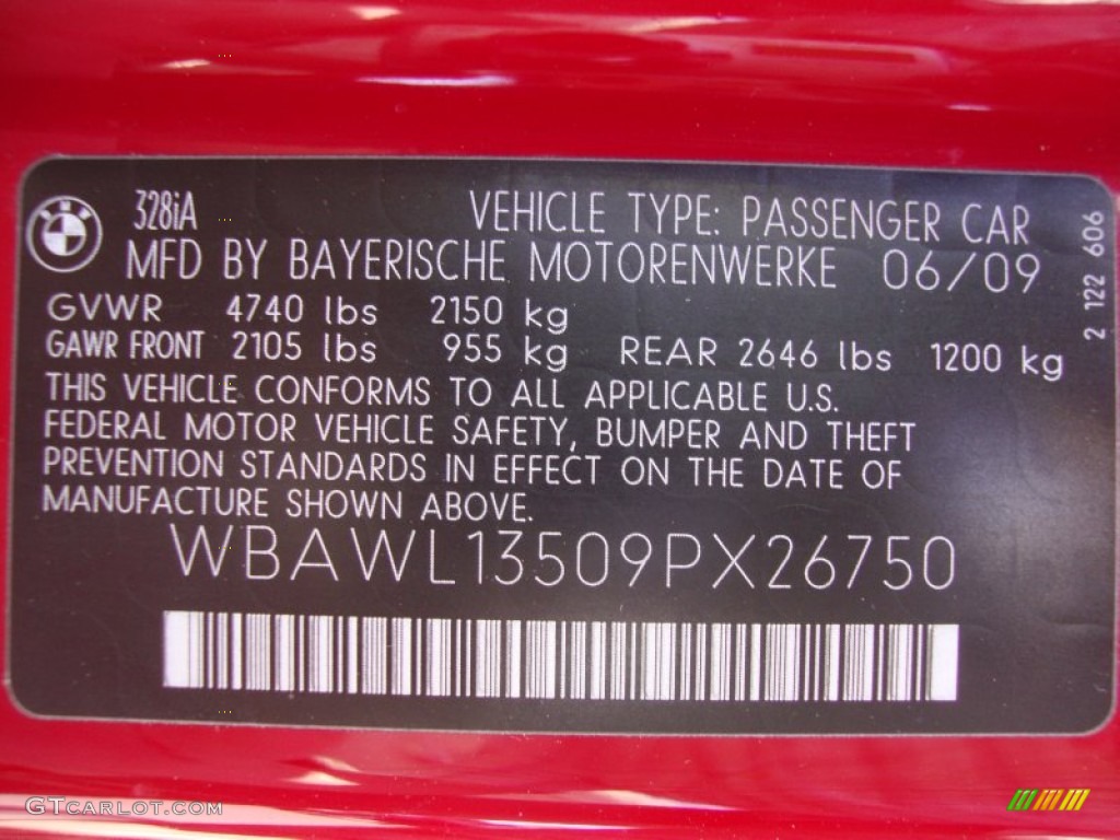 2009 3 Series 328i Convertible - Crimson Red / Cream Beige Dakota Leather photo #24